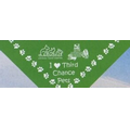 Kelly Green Novelty Triangle Bandanna